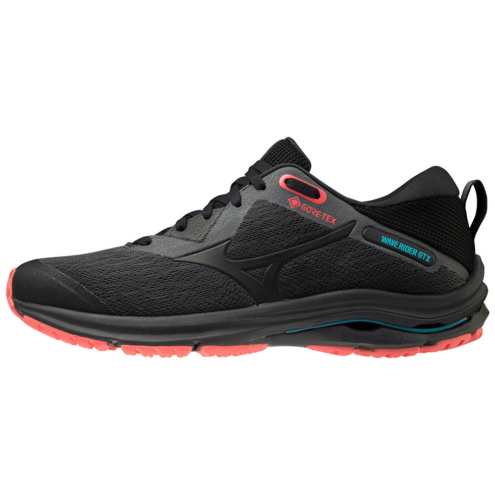 Zapatillas Trail Running Mizuno Wave Rider GTX 2 Mujer Gris Oscuro/Negras España ZRIV-69310